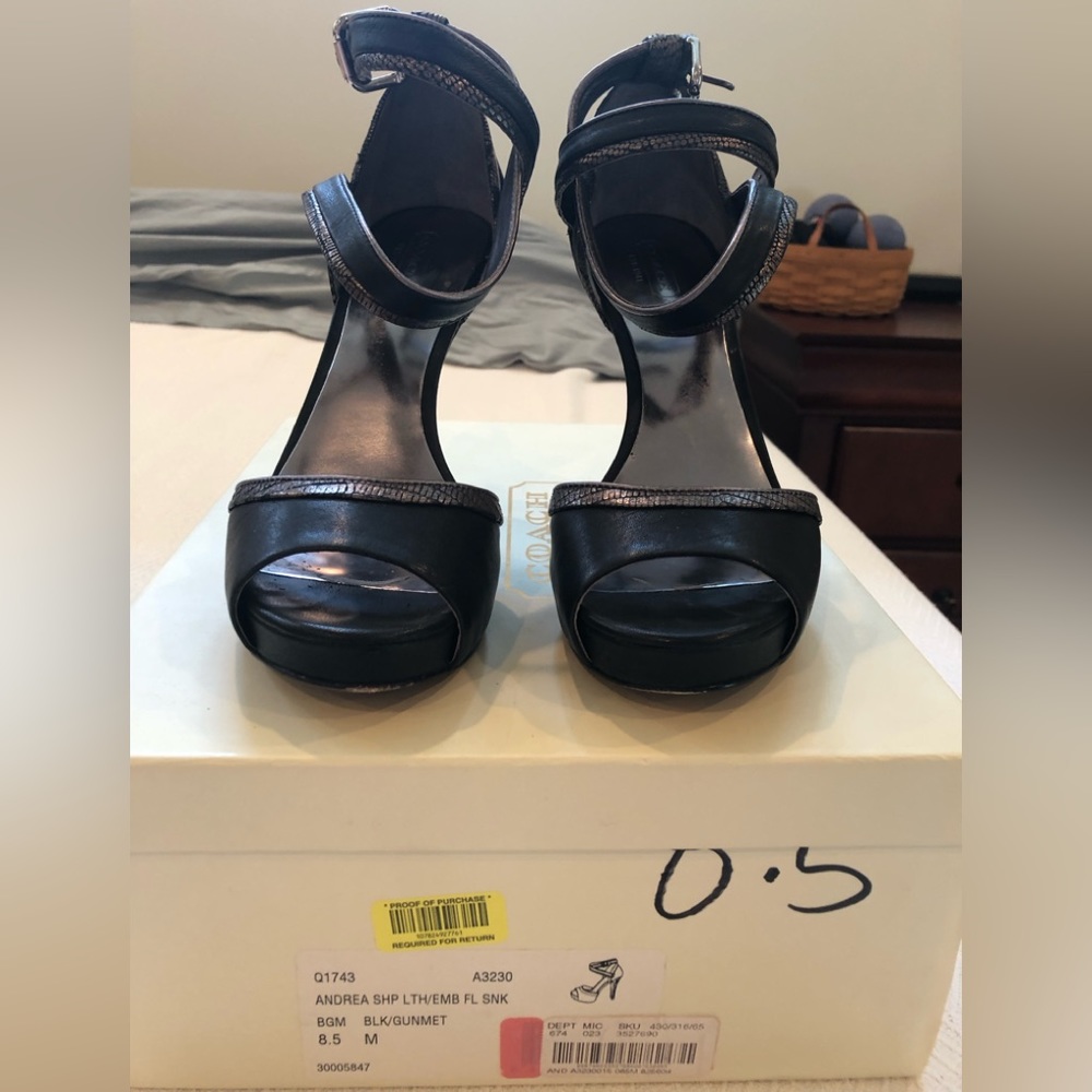 Coach Strappy Heels